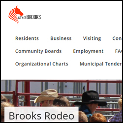 City of Brooks Website Redesign