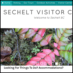 Sechelt Visitor Centre Website Redesign